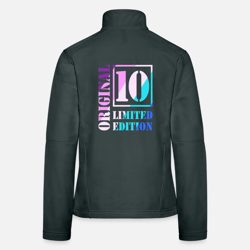 10. Geburtstag Junge Mädchen 10 Limited Edition Frauen Softshelljacke