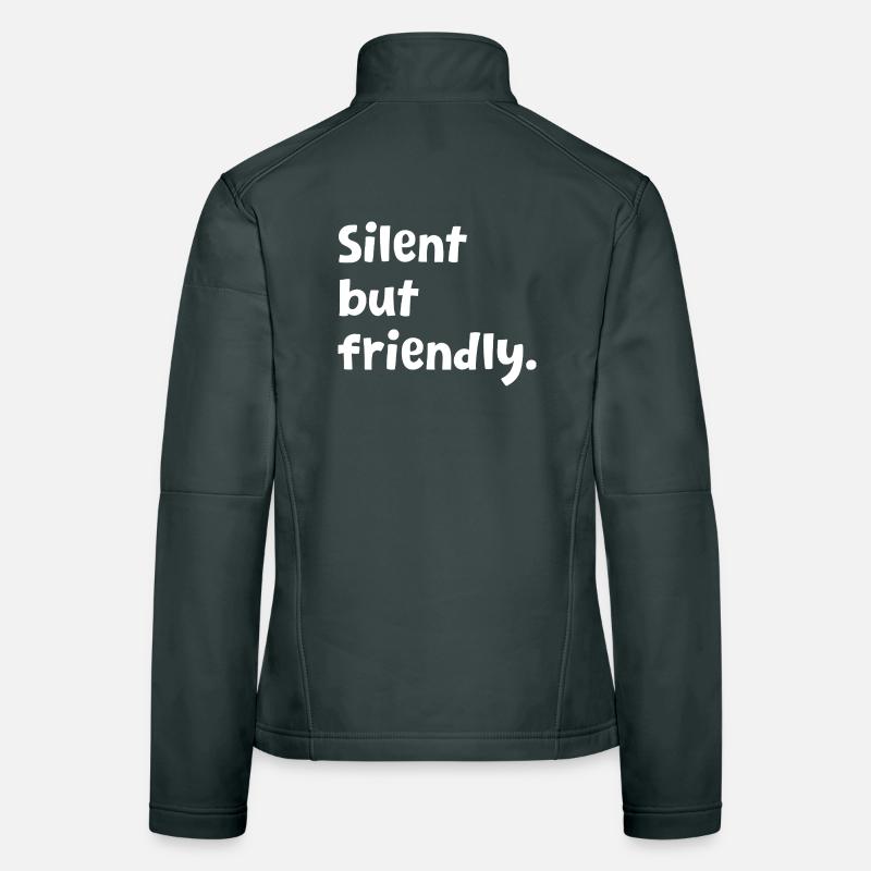 Introvert - Funny Introvert Design - Sarcastic Women's Softshell Jacket