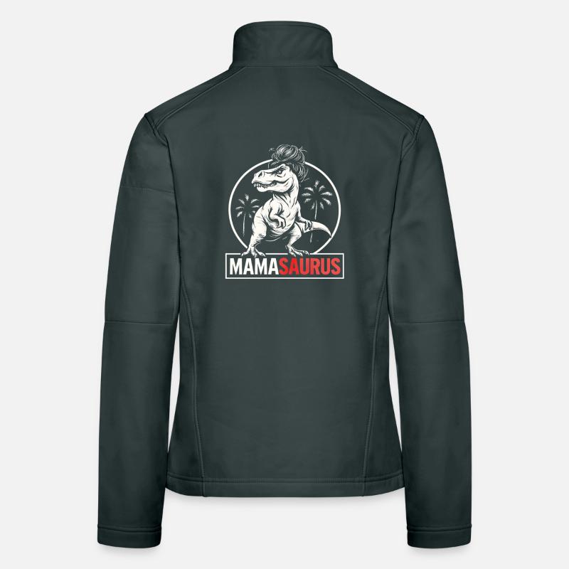 Mamasaurus Mama Mutter Geschenkidee Humor Lustig Frauen Softshelljacke