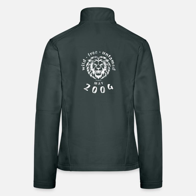 22e anniversaire Sauvage, libre et indompté depuis 05/2004 Veste en tissu softshell Femme