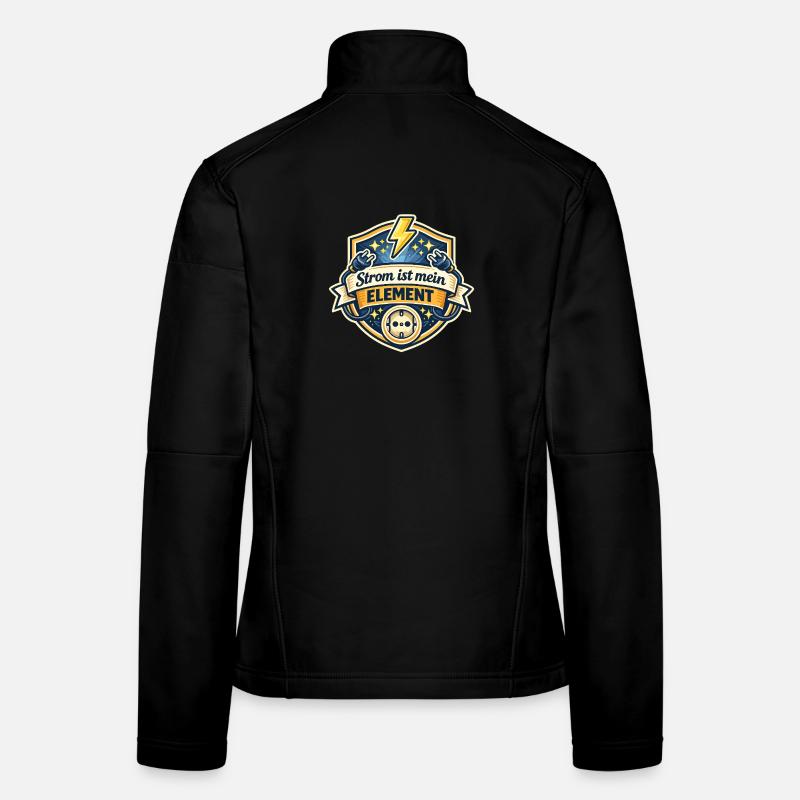 Strom ist mein Element Frauen Softshelljacke