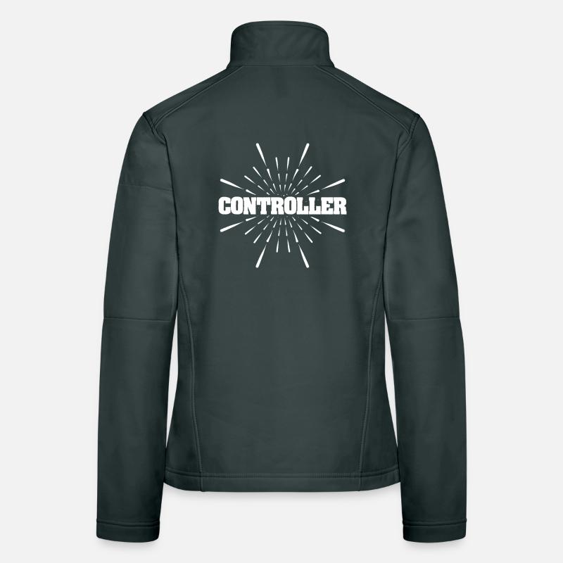 Controller Burst Graphic Women's Softshell Jacket
