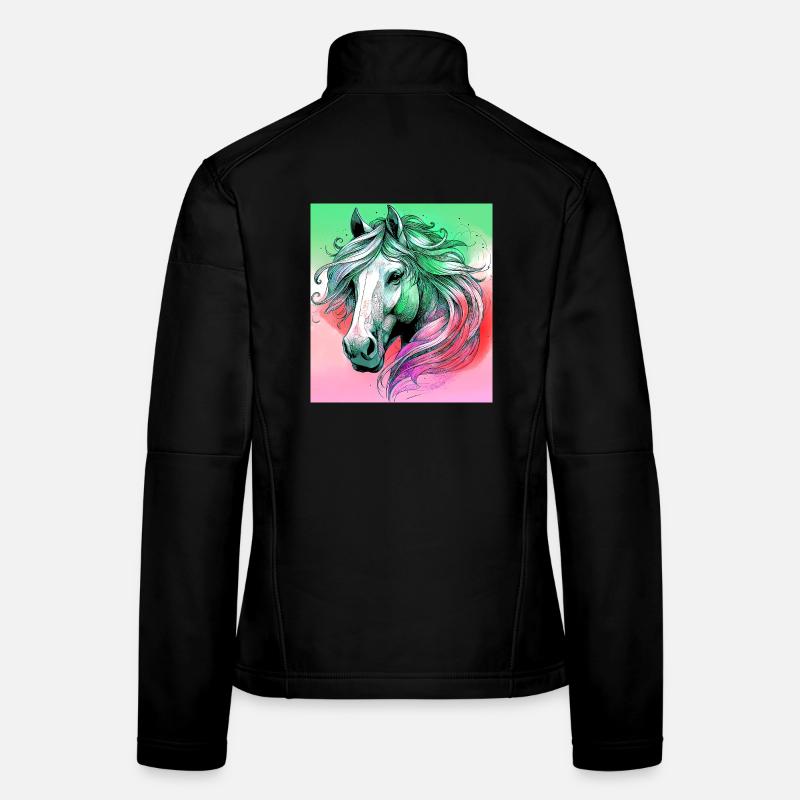horse Women's Softshell Jacket