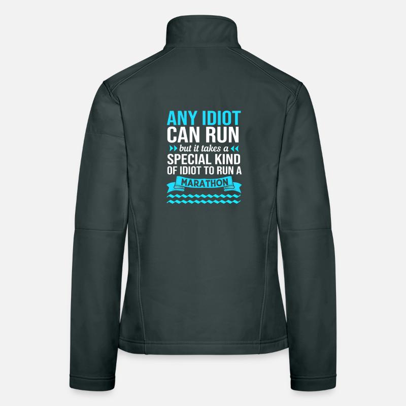 Marathon Runners Half Marathon Marathon Women's Softshell Jacket