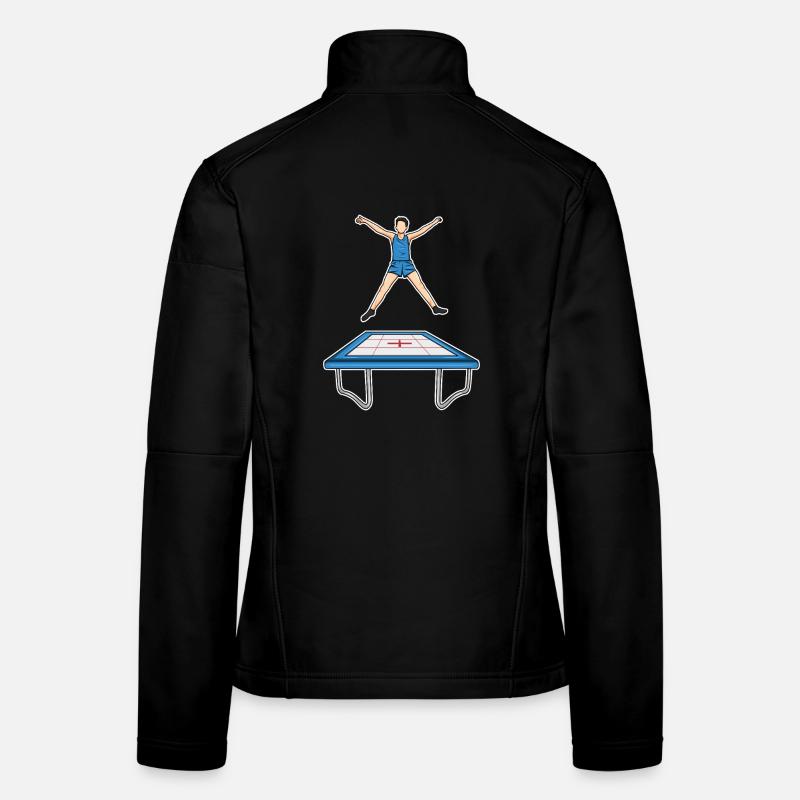 Lustiges Trampolin Kind Frauen Softshelljacke