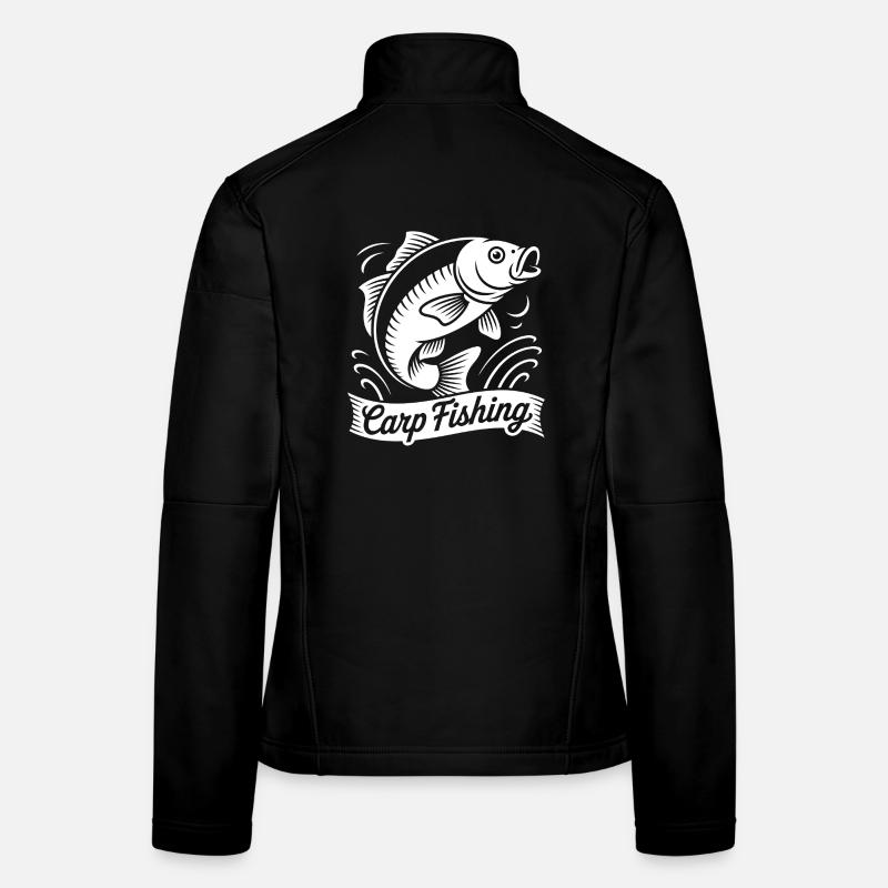 Karpfen Angeln Frauen Softshelljacke