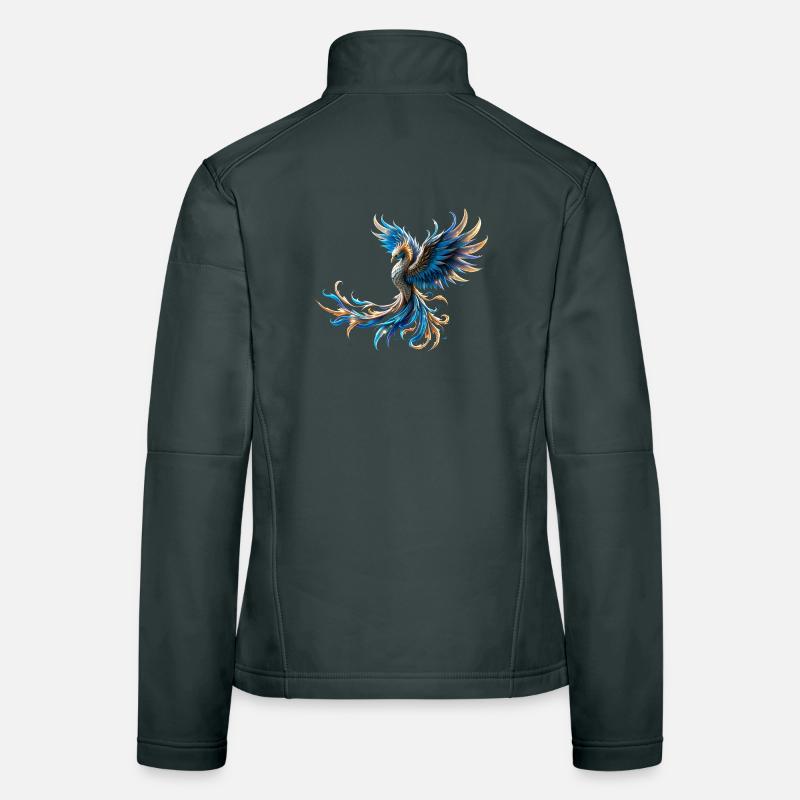 Fire Blue Phoenix Women's Softshell Jacket