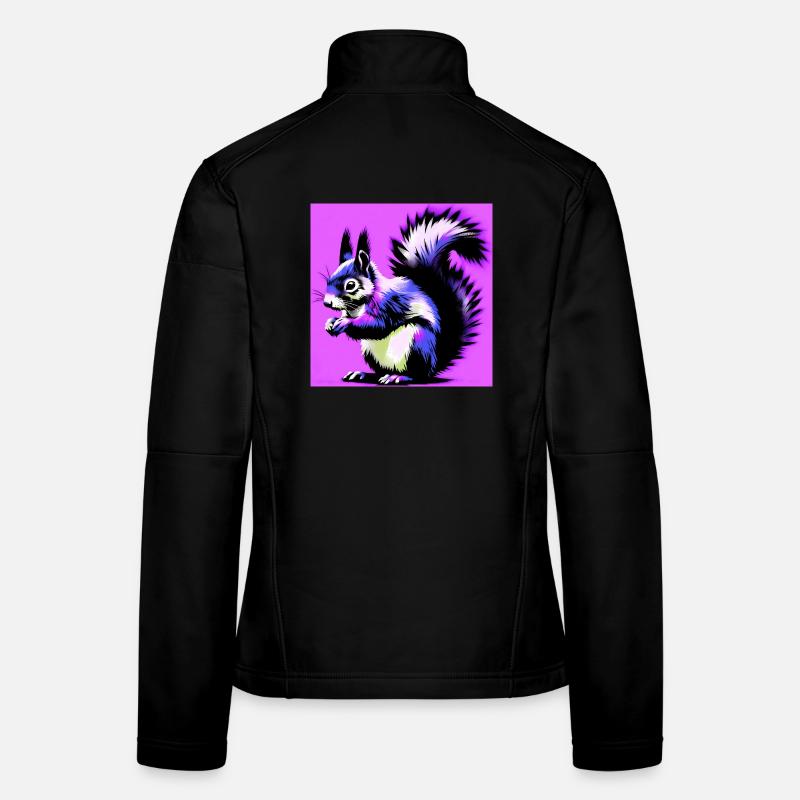 Eichhörnchen Frauen Softshelljacke