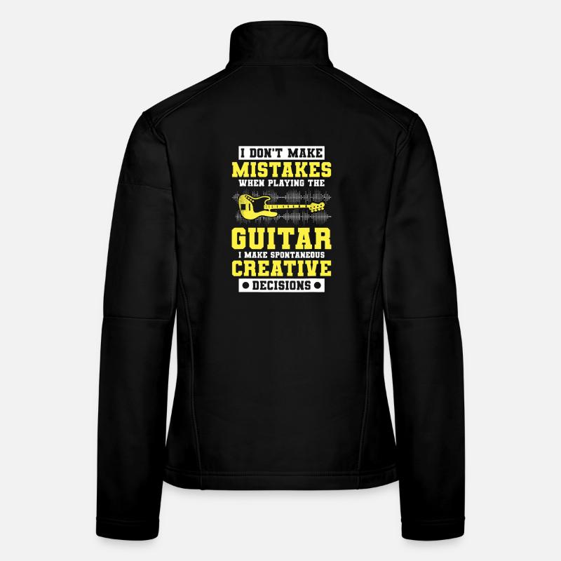 Guitar Creative Decisions Tee Veste en tissu softshell Femme
