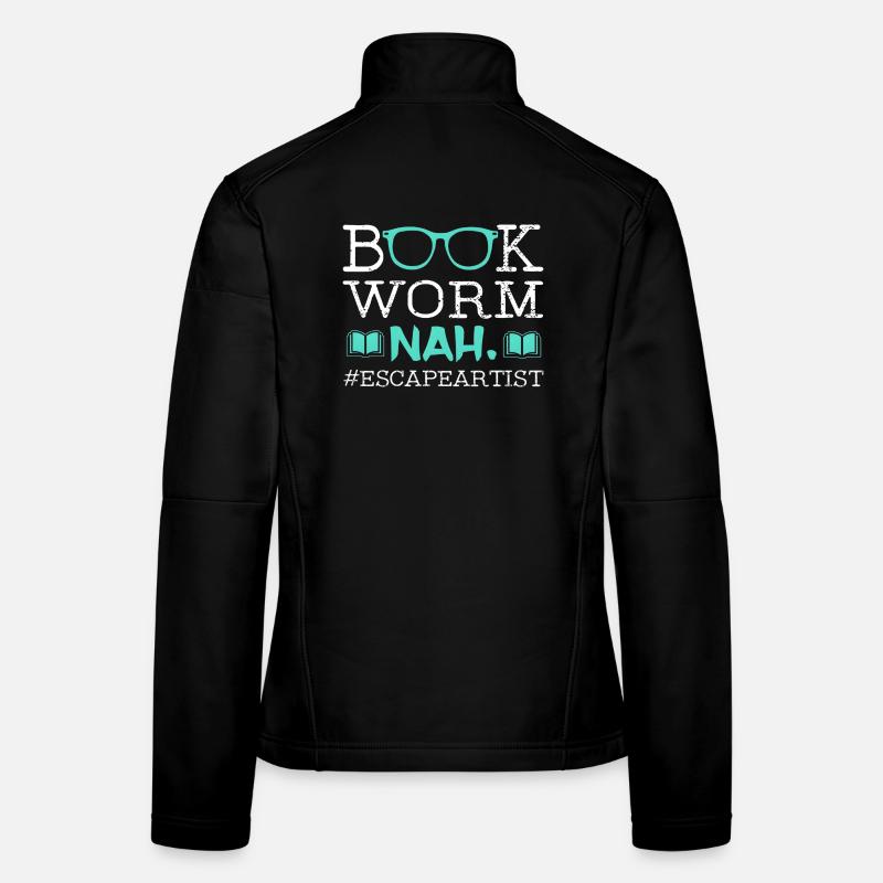 Bookworm Escape Artist - Funny Reader Women's Softshell Jacket