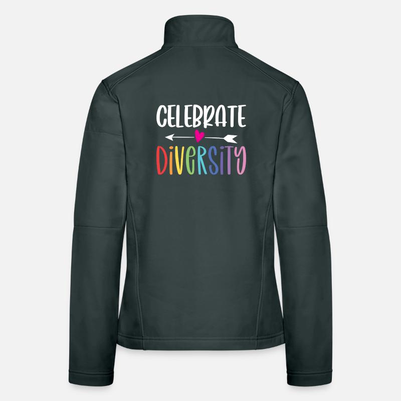 LGBT Pride Month - Celebrate Diversity Women's Softshell Jacket