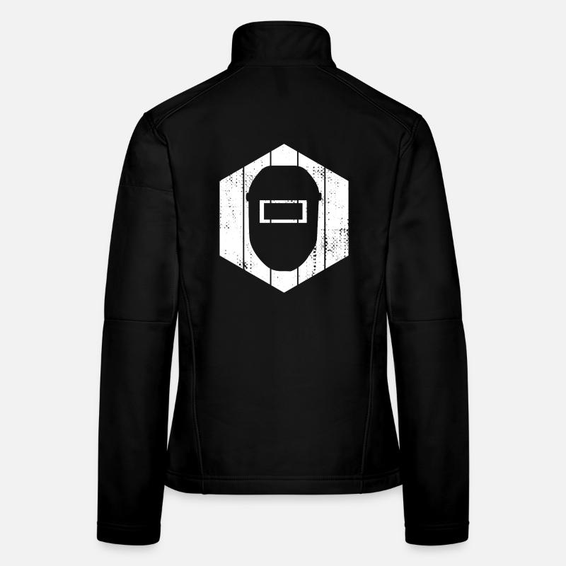 Schweißermaske Frauen Softshelljacke
