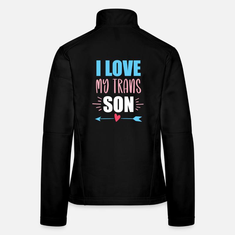 LGBT-Pride-Monat – Ich liebe meine trans Tochter Frauen Softshelljacke