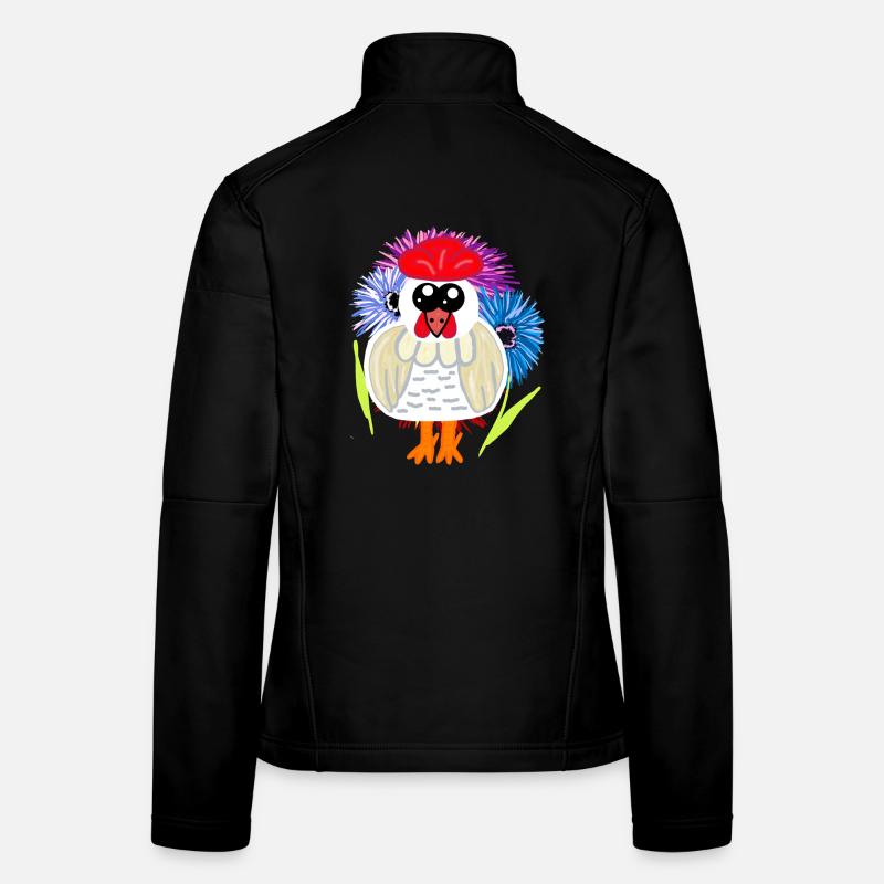 Geburtstag Muttertag Huhn Henne Hühner Frauen Softshelljacke