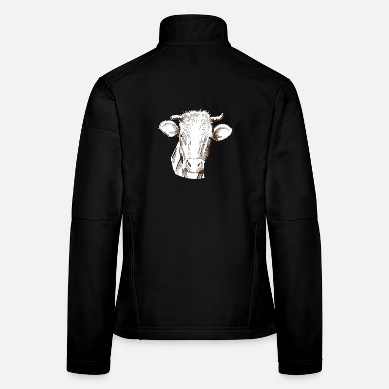 Vache Veste en tissu softshell Femme