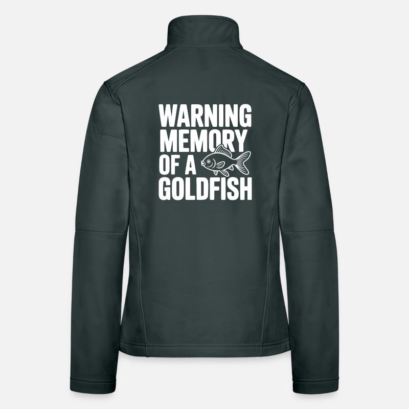 Warnerinnerung an einen Goldfisch Frauen Softshelljacke