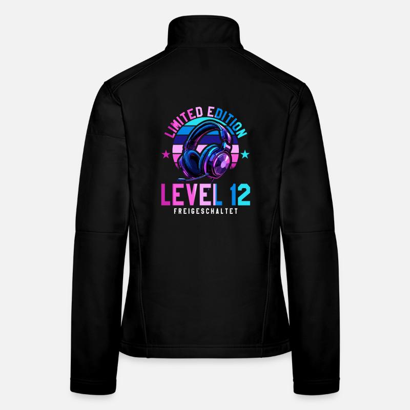 11. Geburtstag Junge Mädchen Gamer Level 11 Frauen Softshelljacke