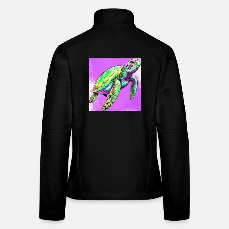 Schildkröte Frauen Softshelljacke