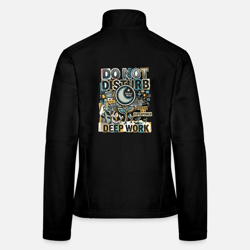 Focus sur le travail profond Veste en tissu softshell Femme