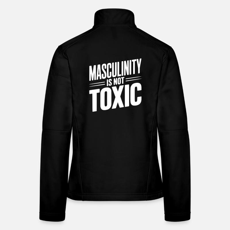 La masculinité n’est pas toxique Veste en tissu softshell Femme