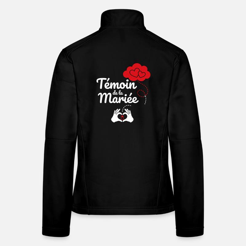 Témoin de la Mariée  Veste en tissu softshell Femme