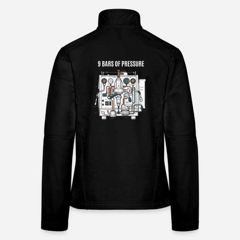 Pression du café Veste en tissu softshell Femme