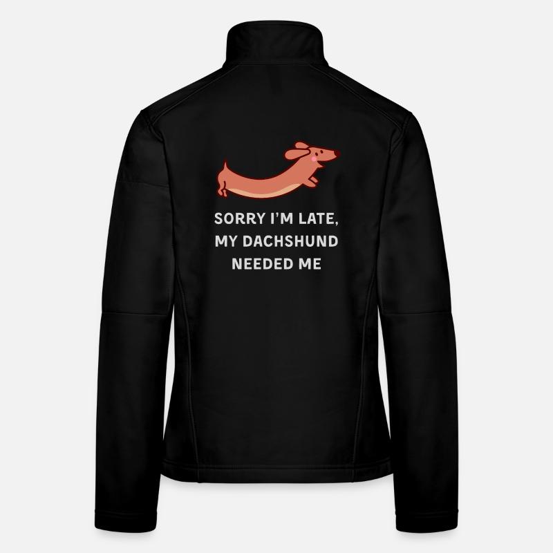 Dachshund Delay Women's Softshell Jacket