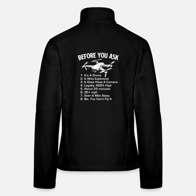 Es ist ein Drohnen-FAQ-Pilot-Humor Frauen Softshelljacke
