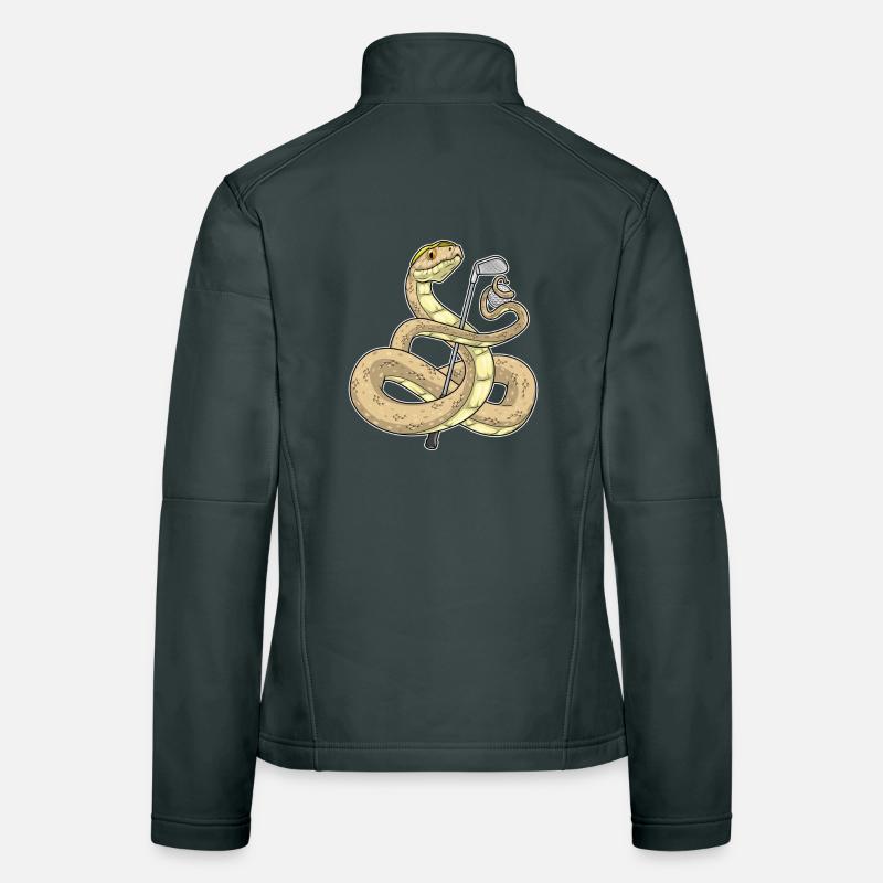 Schlange Golf Golfschläger Frauen Softshelljacke