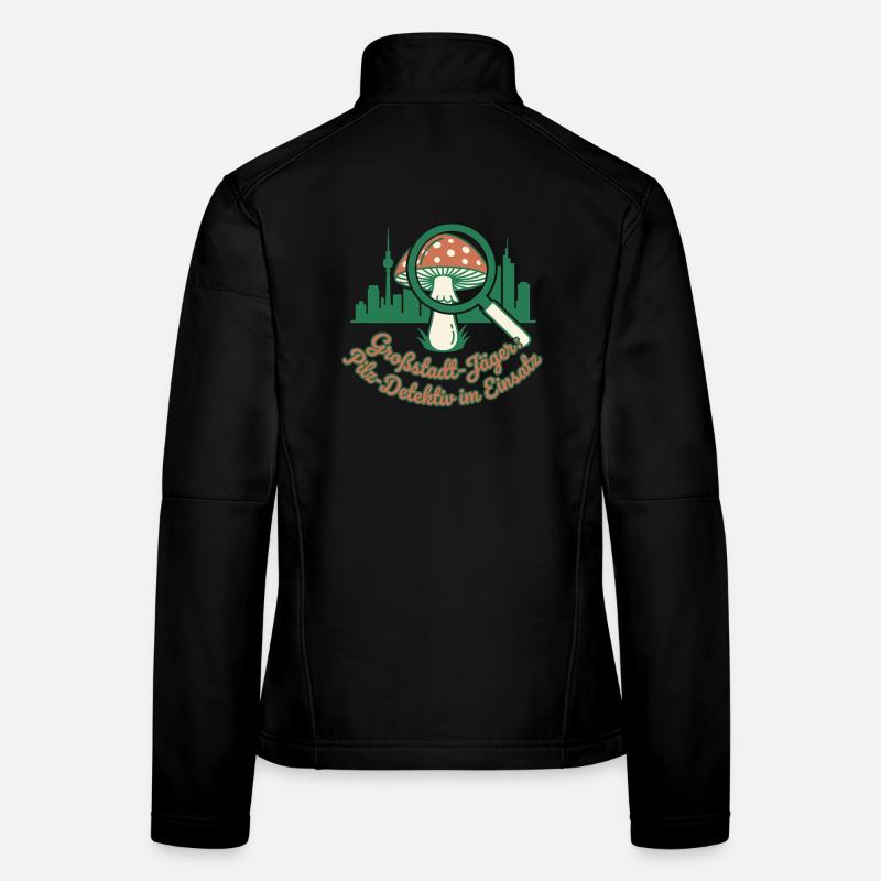 Détective Champignon Urbain Veste en tissu softshell Femme