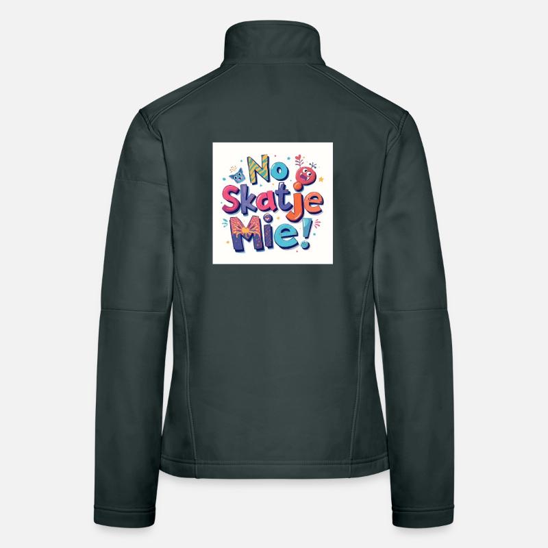 Pas de skate avec moi ! Veste en tissu softshell Femme