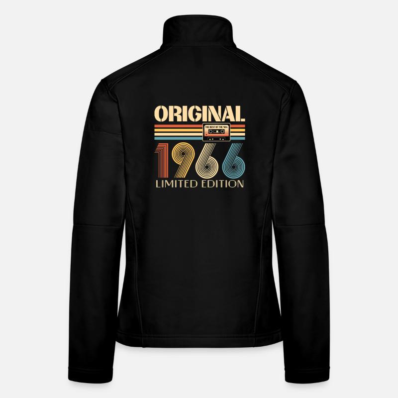 60th Birthday, 60 Years, Original 1966 Women's Softshell Jacket