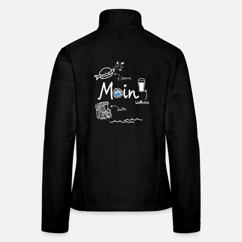 MOIN Luxus Urlaub ironisch minimalistisch Meer Frauen Softshelljacke