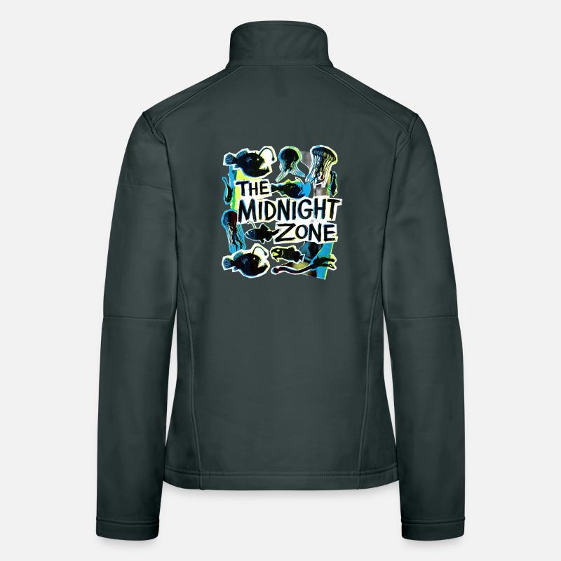 The Midnight Plastic Zone Frauen Softshelljacke