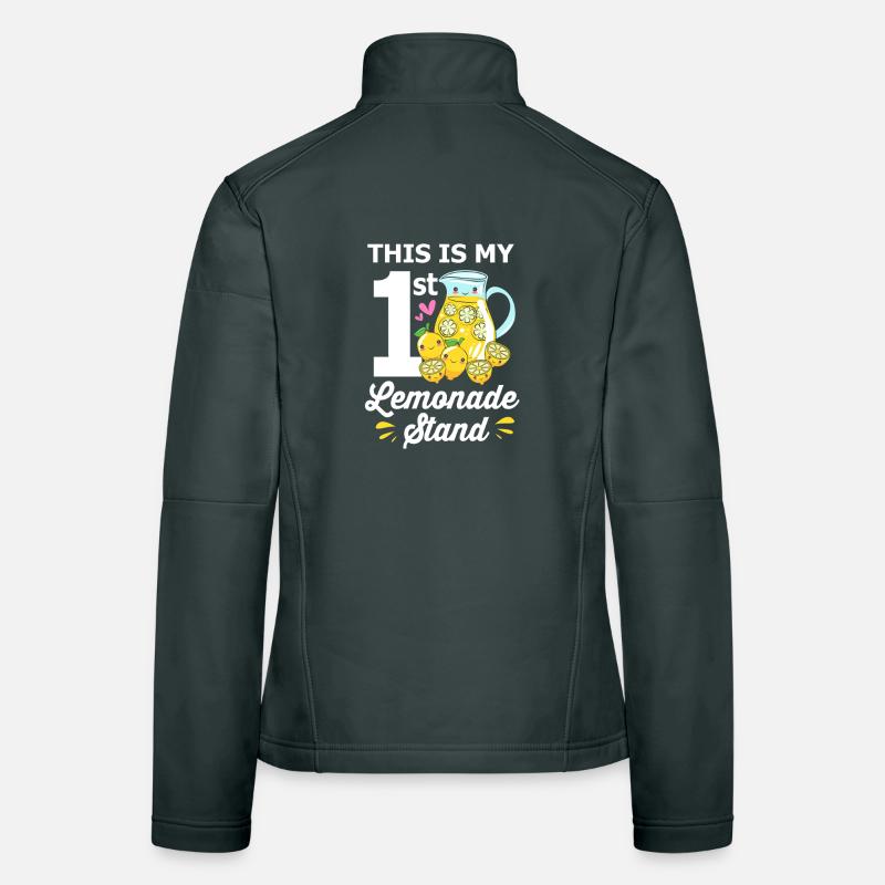 Lemonade, lemonade stand, lemon, lemon Women's Softshell Jacket