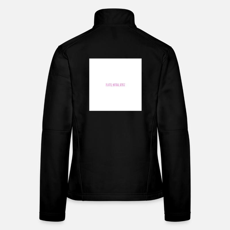 pilates, matcha, repeat Veste en tissu softshell Femme