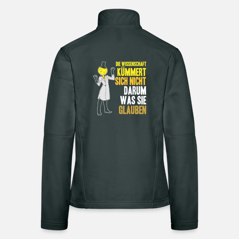 Chimie Chimiste Professeur de chimie Dire science Veste en tissu softshell Femme