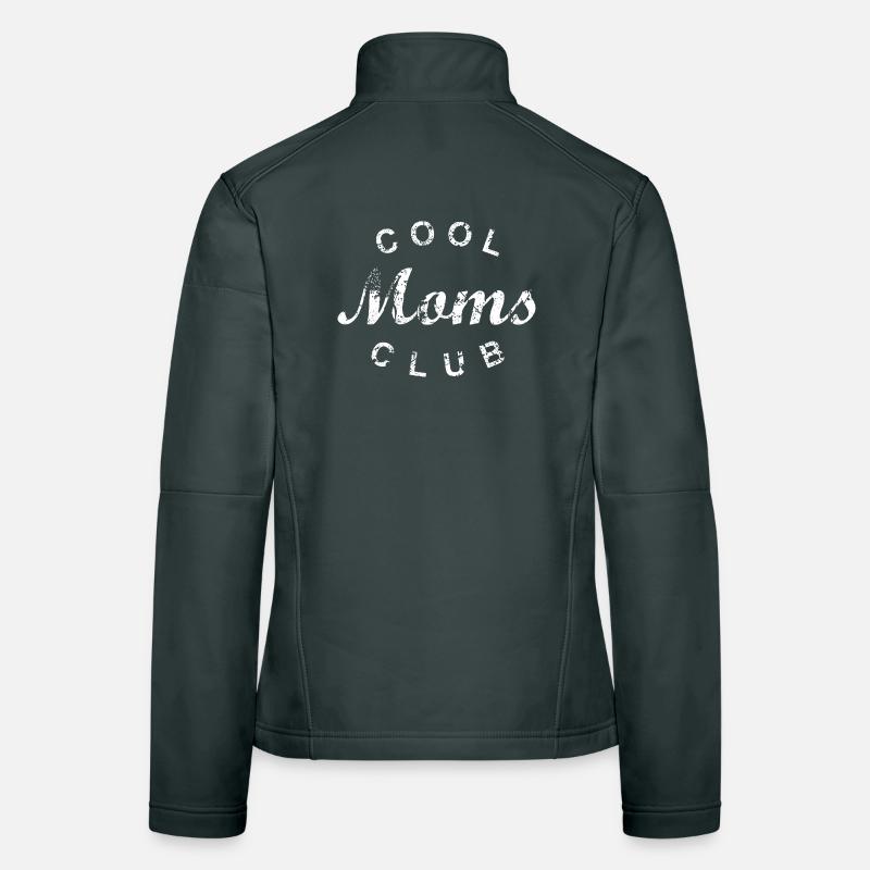 Cool Moms Club Mutter Mama Muttertag Geschenk Frauen Softshelljacke