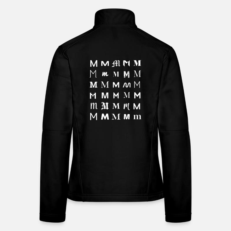 Monogramme M Mosaïque Imprimé Veste en tissu softshell Femme