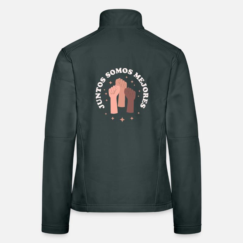 United Fists Circle Women's Softshell Jacket