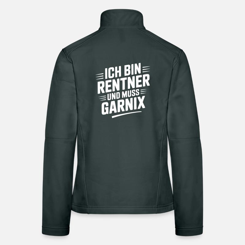 Ich bin Rentner und muss Garnix Frauen Softshelljacke