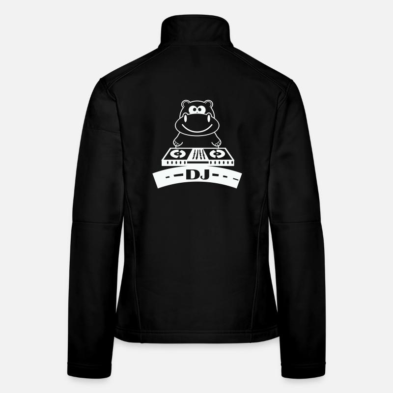 hippo_dj- Frauen Softshelljacke