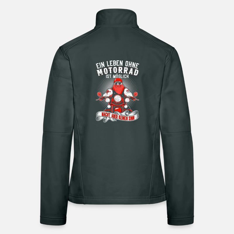 Life on two wheels makes sense for motorcyclists Women's Softshell Jacket