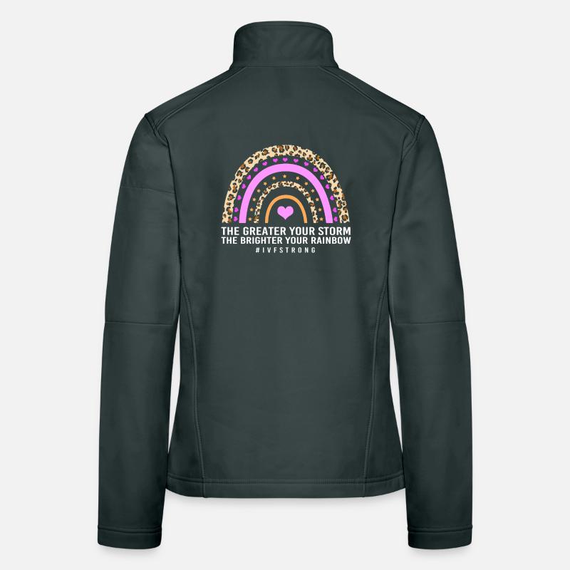 Ivf Retrieval Day Fertilization Test Tube Women's Softshell Jacket