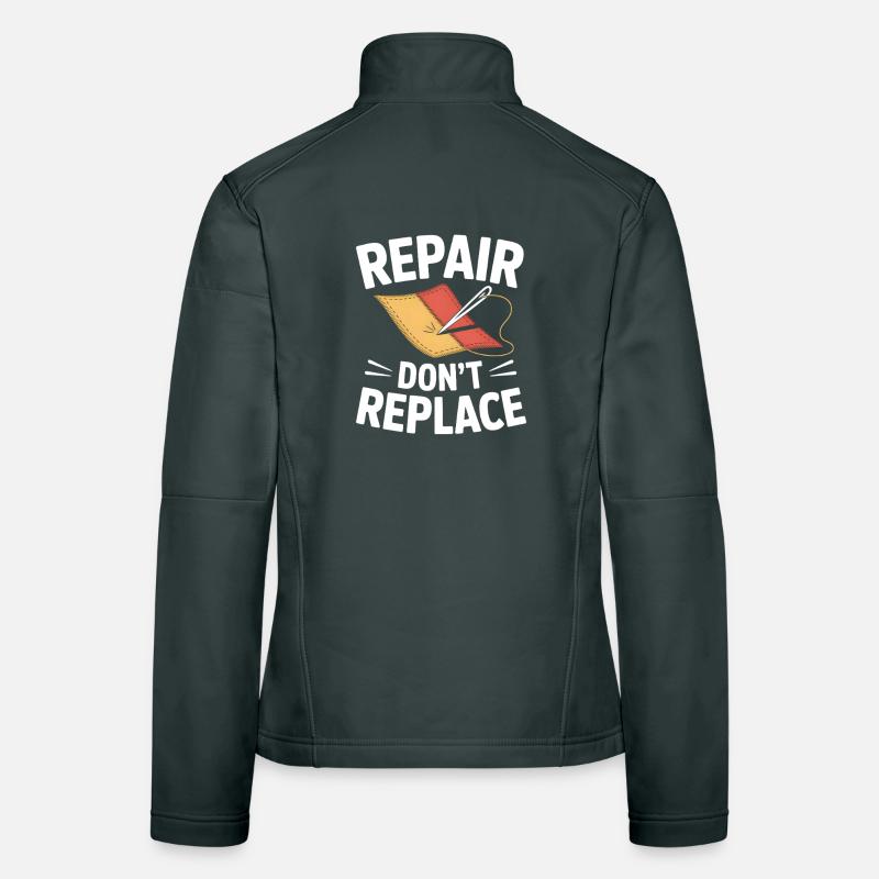 Réparation, ne pas remplacer Veste en tissu softshell Femme