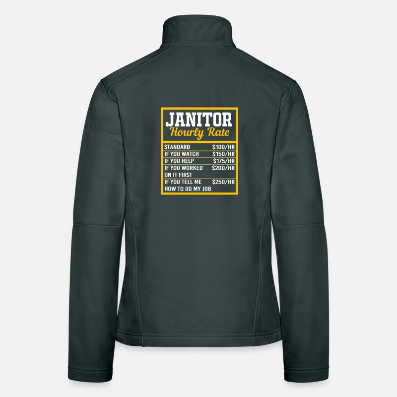 Salaire horaire de l’intérimaire Veste en tissu softshell Femme