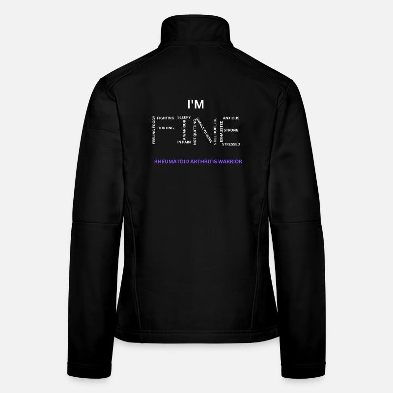 Guerrier de la polyarthrite rhumatoïde - Je vais bien Veste en tissu softshell Femme