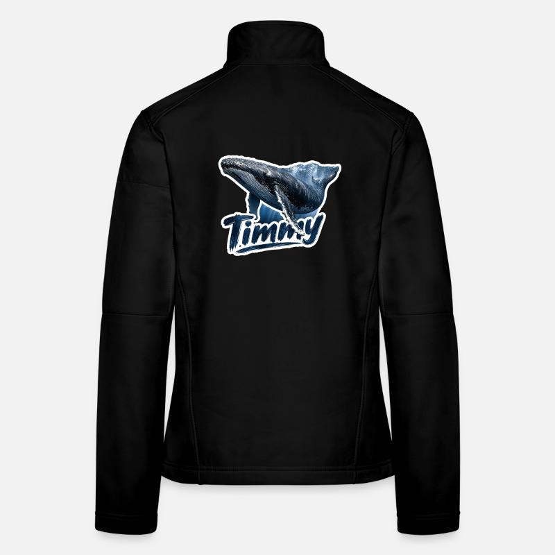 Timmy der Buckelwal – Ostsee-Fan Frauen Softshelljacke