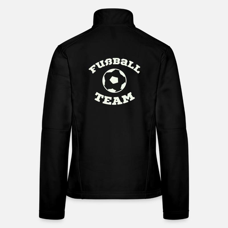 Emblème de l’équipe de futball Veste en tissu softshell Femme