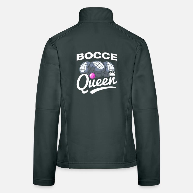 Joueuse de bocce Queen Petanque Boule Veste en tissu softshell Femme